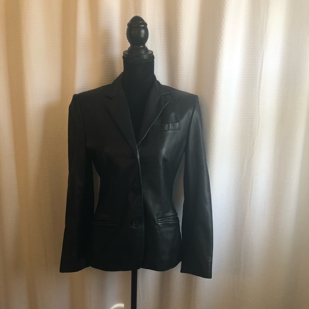 EUC Ralph Lauren Green Label Leather Jacket